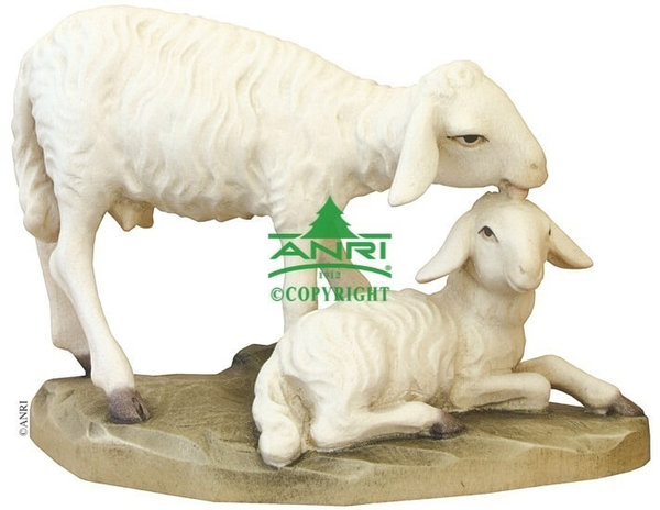 Schaf mit Lamm der Bernardi Kippe