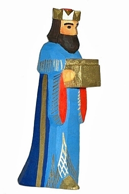 König mit Krone (blau) der Lotte Sievers-Hahn Krippe