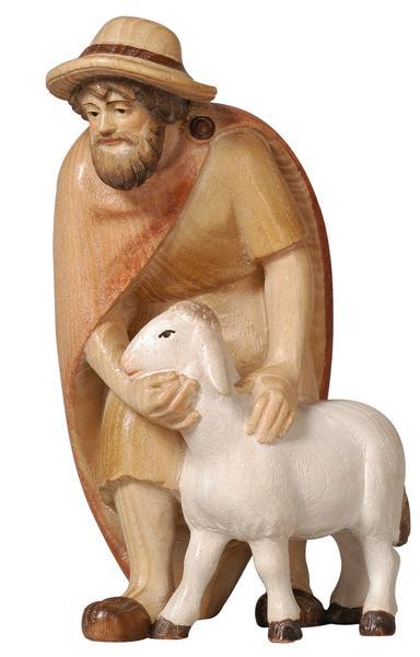Hirt mit Hut und Schaf der Pema Krippe