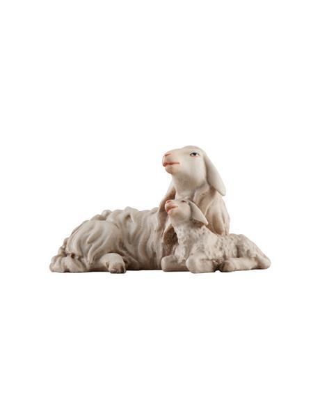 Schaf liegend mit Lamm der Insam Ewald Krippe
