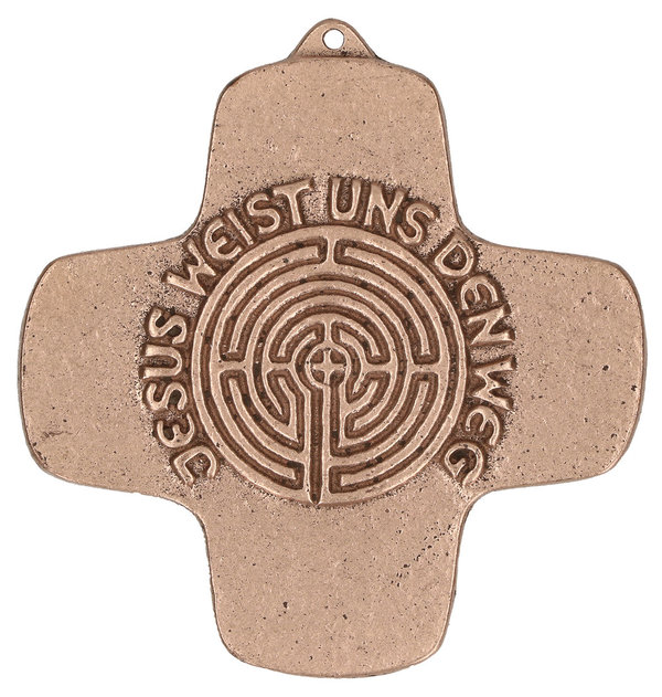 Kommunionkreuz "Labyrinth" - (95-490)