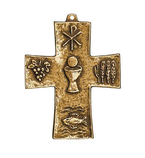 Bronzekreuz "Symbolkreuz" - (142044)