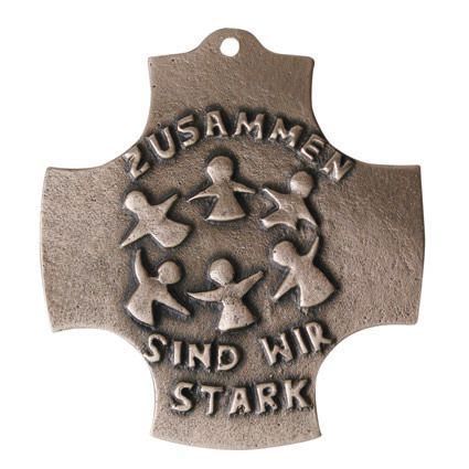 Bronzekreuz "Zusammen sind wir stark" - 205