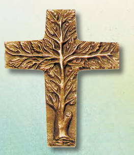 Bronzekreuz "Lebensbaum" - (320)