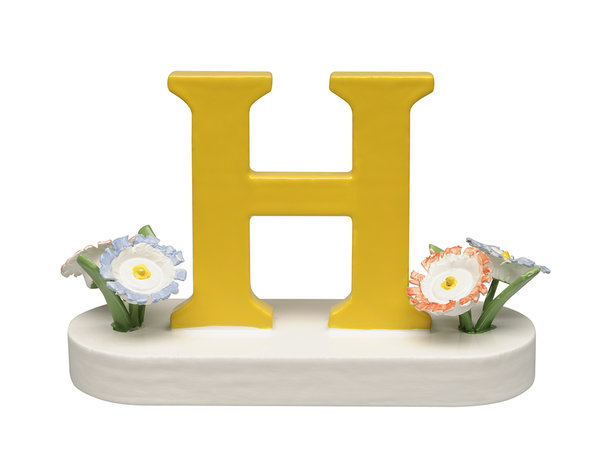 Buchstabe H, mit Blumen von Wendt & Kühn