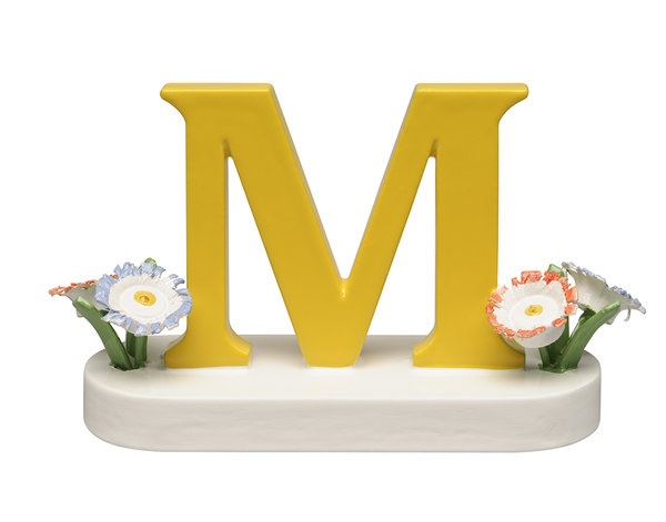 Buchstabe M, mit Blumen von Wendt & Kühn